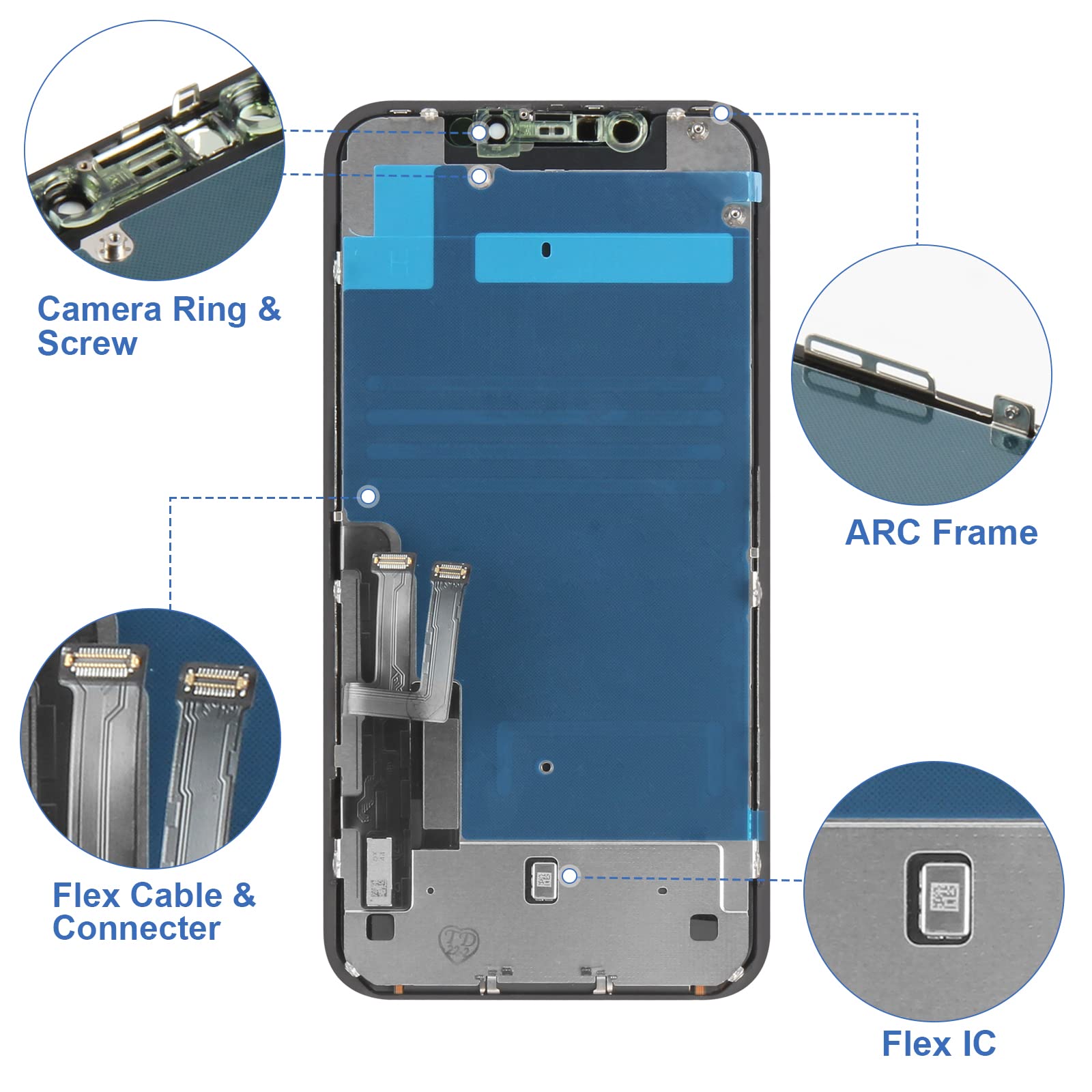 Ensemble numériseur d'écran LCD pour iPhone 11 Ensemble numériseur d'écran LCD pour iPhone 11